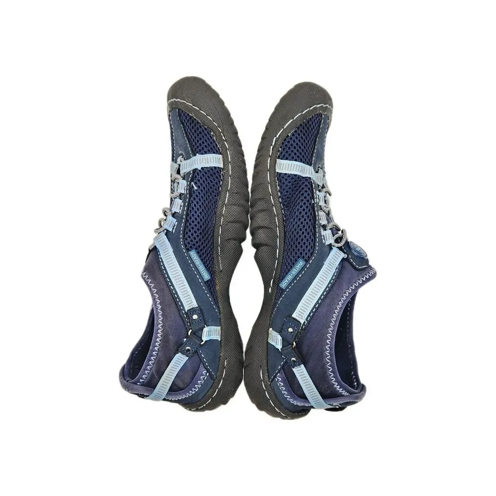 JBU by Jambu Tahoe Water Ready Sneakers Shoes Navy Blue Women's 7 Gorpcore